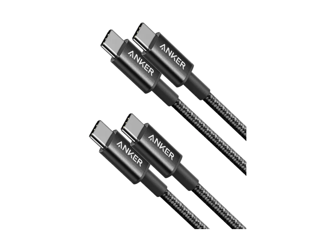 Anker New Nylon USB-C to USB-C Cable (2-Pack, 60W)