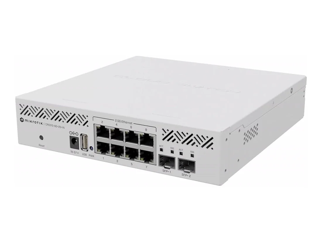 MikroTik CRS310-8G+2S+IN Switch